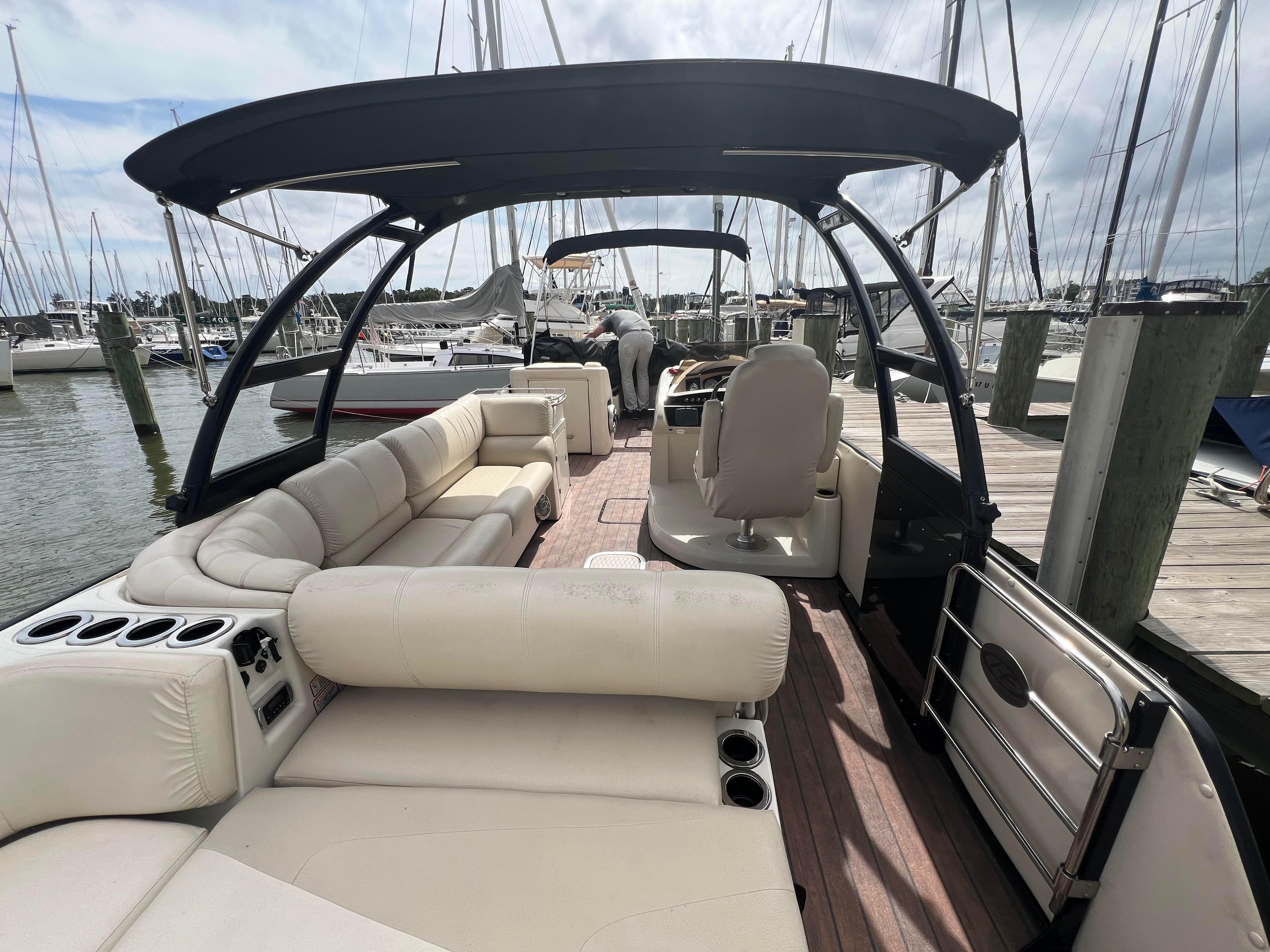 2015 Harris FloteBote Grand Mariner SL 250 — photo 6