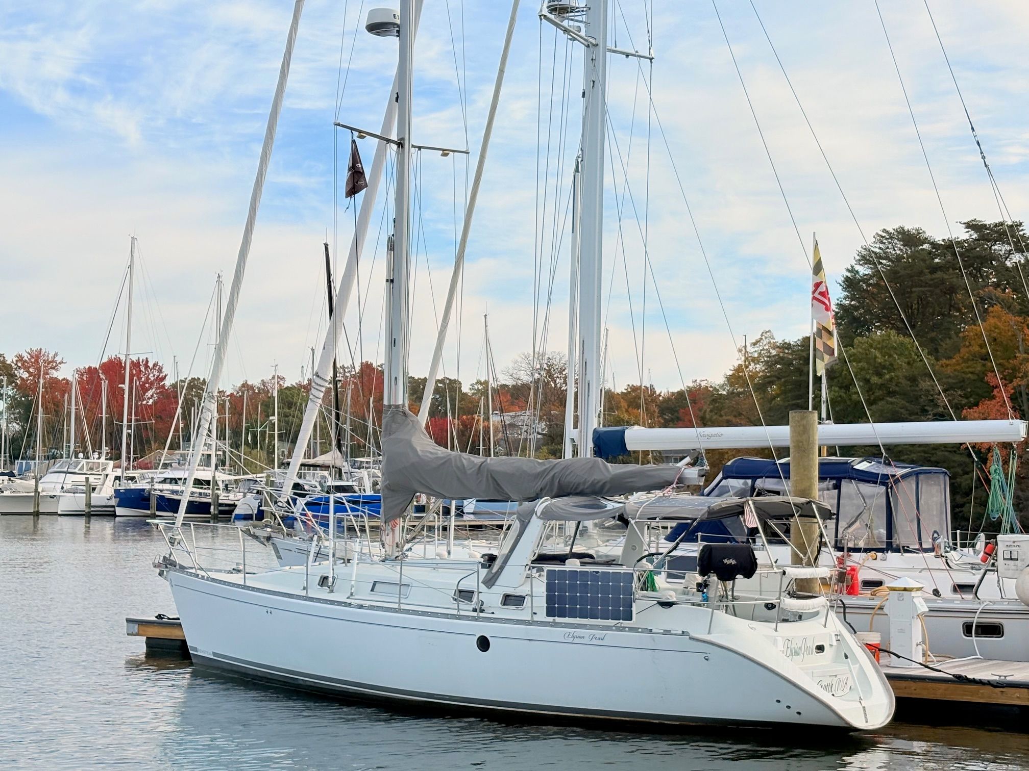 1990 Beneteau 38 — exterior, Annapolis, Maryland