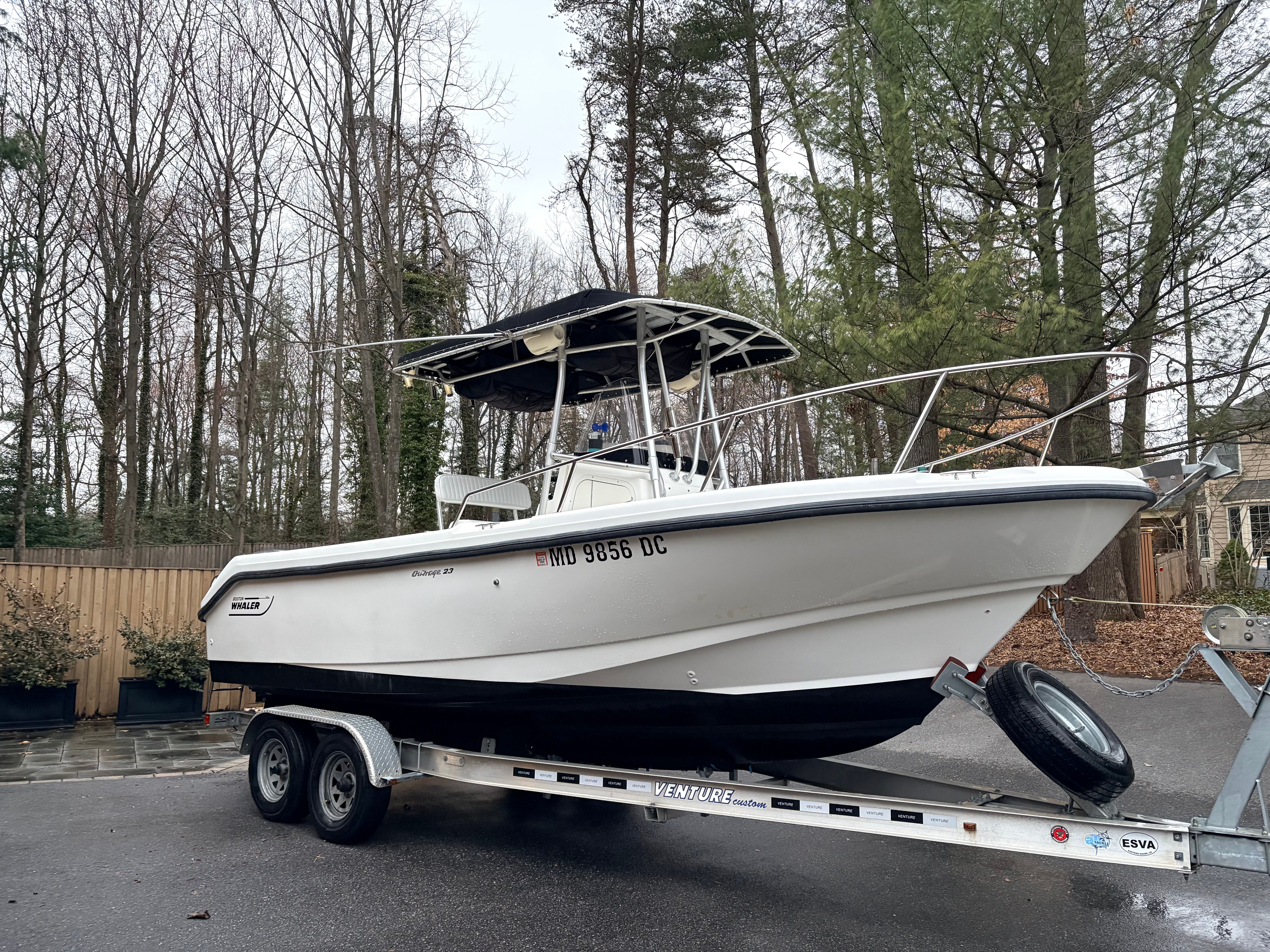 1999 Boston Whaler 230 Outrage — exterior, Severna Park, Maryland