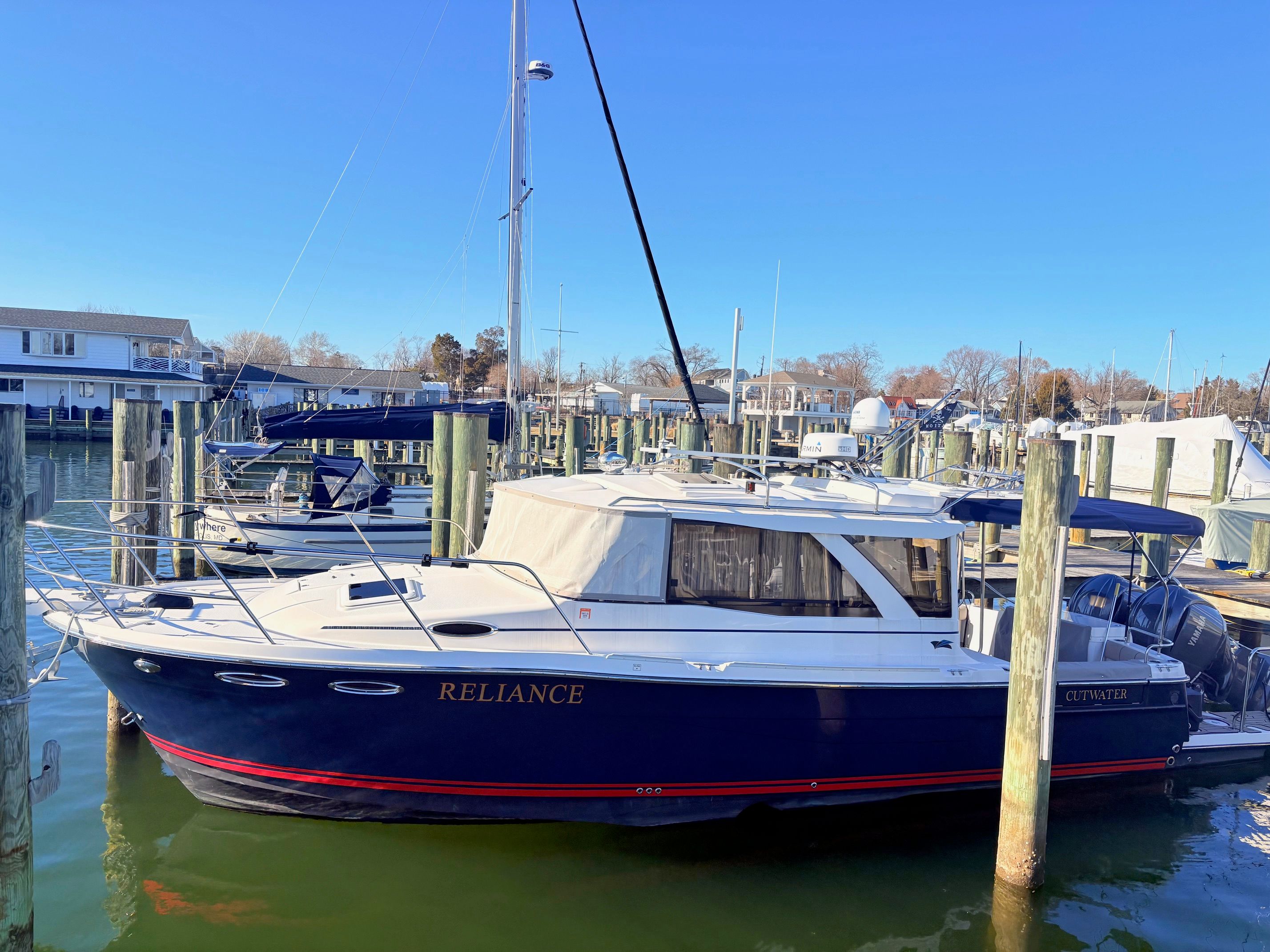 2023 Cutwater 32 Coupe — exterior, Annapolis, Maryland